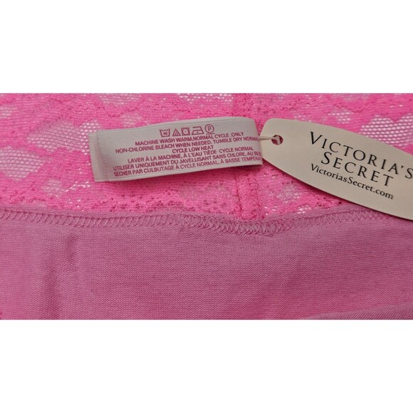 VICTORIA’S SECRET NWT Soft Cotton blend Lace Low Rise Hip Hugger Panty Size S/P - Picture 5 of 5